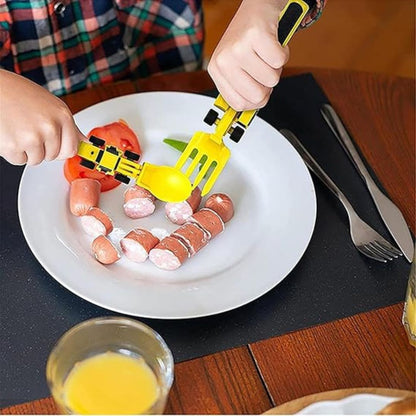 Plato infantil temático (con cubiertos)